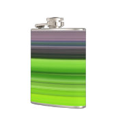 Flasques Abstract #1: Lime and grey (Gauche)