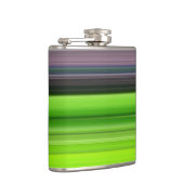 Flasques Abstract #1: Lime and grey (Droite)