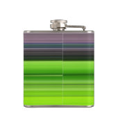 Flasques Abstract #1: Lime and grey (Dos)