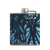 Flasques Abstract Grunge Blue Butterfly Art Personalized (Dos)