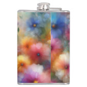 Flasques Abstract Watercolor Florals Flask (Dos)
