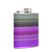 Flasques Abstrait #1 : Violet et gris (Droite)