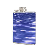 Flasques Abstrait #3 : Bleu shimmer (Gauche)