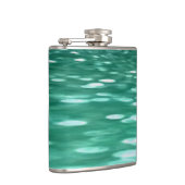Flasques Abstrait #3 : Shimmer vert (Droite)