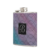 Flasques Abstrait chic | Rose Turquoise bleu turquoise pour (Gauche)