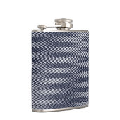 Flasques Abstrait Géométrique Noir et Blanc Motif moderne (Droite)