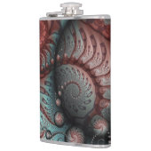 Flasques Abstrait Imaginaire dynamique Fractal Art Brown Bl (Gauche)