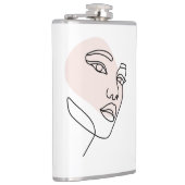 Flasques Abstrait minima féminin ligne simple art 2 (Droite)