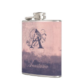 Flasques Abstrait moderne Votre nom Monogram Nr41 (Gauche)