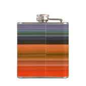 Flasques Abstrait n° 1 : orange et gris (Dos)