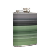 Flasques Abstrait n° 1 : vert olive et gris (Droite)