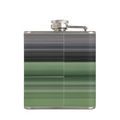 Flasques Abstrait n° 1 : vert olive et gris (Dos)