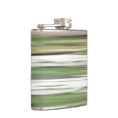 Flasques Abstrait n° 2 : Flou vert olive (Droite)