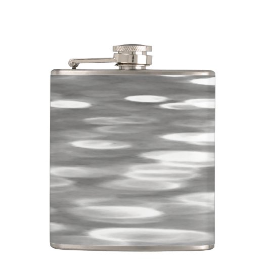 Flasques Abstrait n° 3 : brillant gris argenté (Devant)