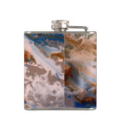 Flasques Abstrait plage de sable motif motif en mousse d'ea (Dos)