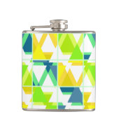 Flasques Abstrait vert jaune (Devant)