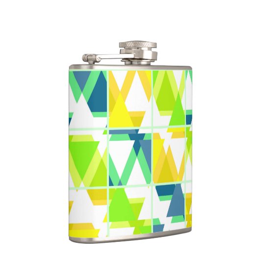 Flasques Abstrait vert jaune (Droite)