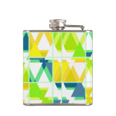 Flasques Abstrait vert jaune (Dos)