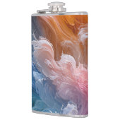 Flasques Abstraits tourbillons colorés (Gauche)