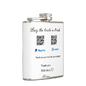 Flasques Acheter à la mariée un don de boisson QR Venmo Pay (Droite)