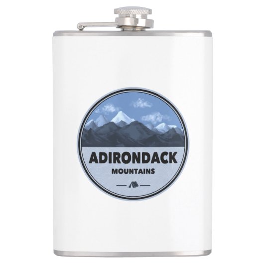 Flasques Adirondack Mountains New York Camping (Devant)