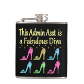 FLASQUES ADMIN ASST SHOE LOVER DESIGN (Devant)