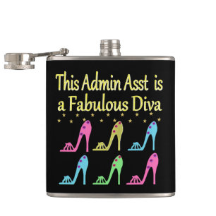 FLASQUES ADMIN ASST SHOE LOVER DESIGN