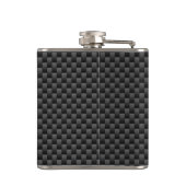 Flasques Aéronef Chrome Comme Cessna Black Carbon Fibres (Dos)