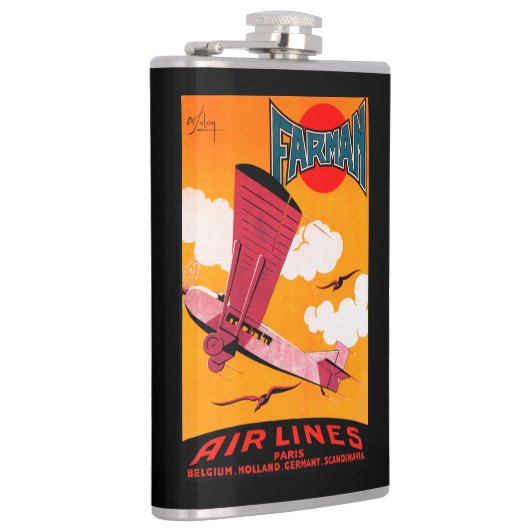 Flasques Affiche de monoplan des lignes aériennes F-170 de (Droite)