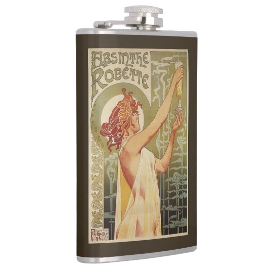 Flasques Affiche de publicité d'absinthe de Robette (Droite)