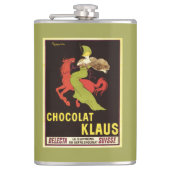 Flasques Affiche de publicité de Chocolat Klaus (Devant)