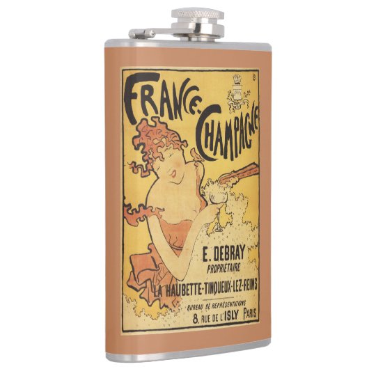Flasques Affiche de publicité d'E. Deb Ray Champagne (Droite)