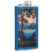 Flasques Affiche de voyage de la Riviera d'Italien (Droite)