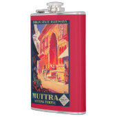 Flasques Affiche de voyage de temple de Muttra Krishna (Gauche)