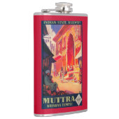 Flasques Affiche de voyage de temple de Muttra Krishna (Droite)