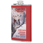 Flasques Affiche promotionnelle de ski (Gauche)