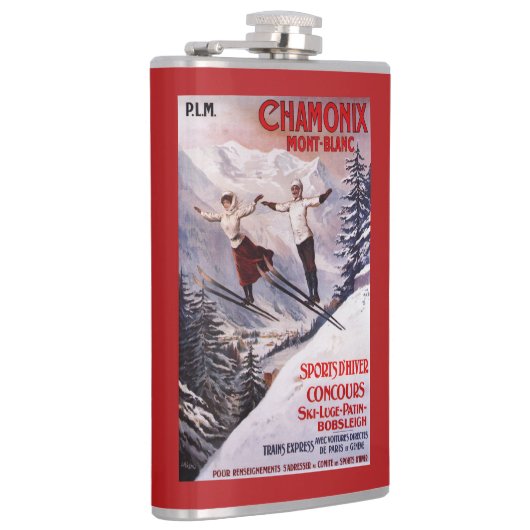 Flasques Affiche promotionnelle de ski (Droite)