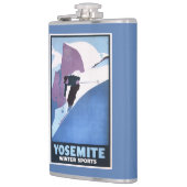 Flasques Affiche promotionnelle de ski de sports d'hiver (Gauche)