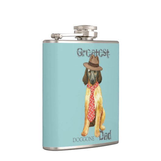 Flasques Afghan Hound Papa (Droite)