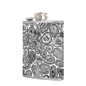 Flasques Agate les tranches en noir et blanc (Gauche)