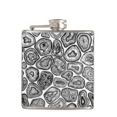 Flasques Agate les tranches en noir et blanc (Devant)