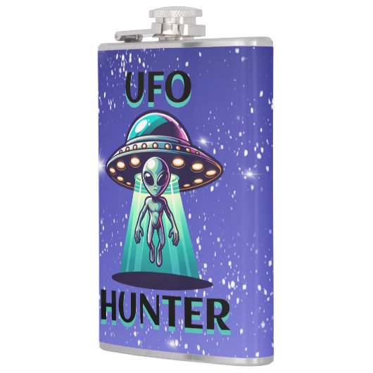 Flasques Ai Art avec OVNI Épouser un Alien | UFO Hunter (Gauche)