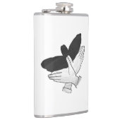 Flasques Aigle de silhouette (Droite)