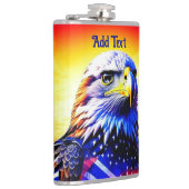 Flasques Aigle patriotique et drapeau américain Personnalis (Droite)