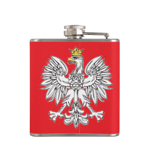 Flasques Aigle Polonais Avec Fiole De Couronne Or Emballée