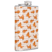 Flasques Ailes de poulet frites sur un barbecue grill (Droite)