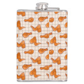 Flasques Ailes de poulet frites sur un barbecue grill (Dos)