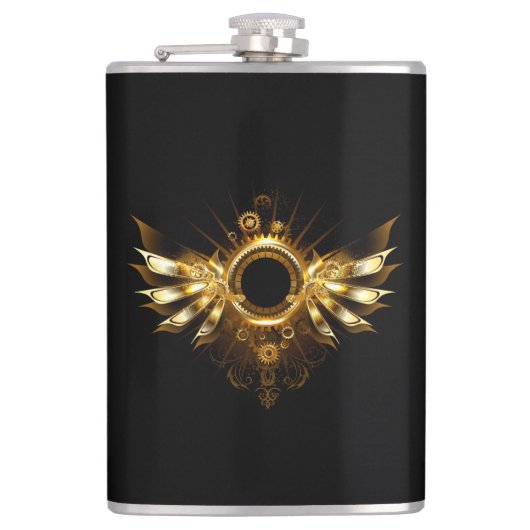 Flasques Ailes steampunk (Devant)