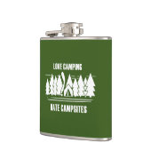 Flasques Aimer le camping, détester les campements (Gauche)