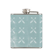 Flasques Aimez-vous à la lune Crossed Flèche (Dos)